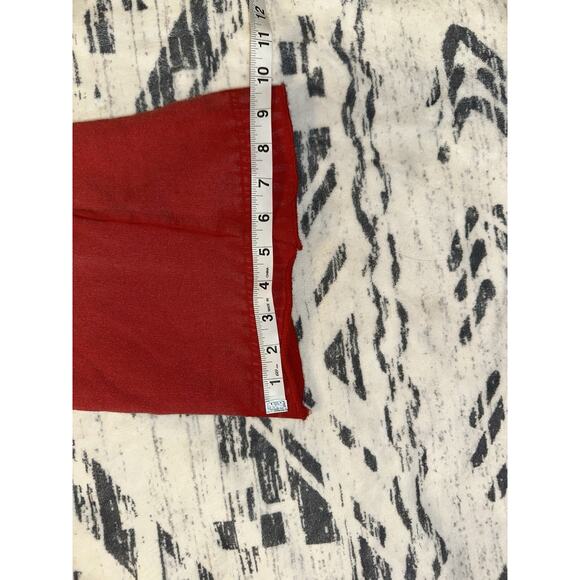 MNML Men's Red Acid Wash Flare Sweatpants SZ Small 30 Stretch Waist 29 Inseam - Picture 8 of 12